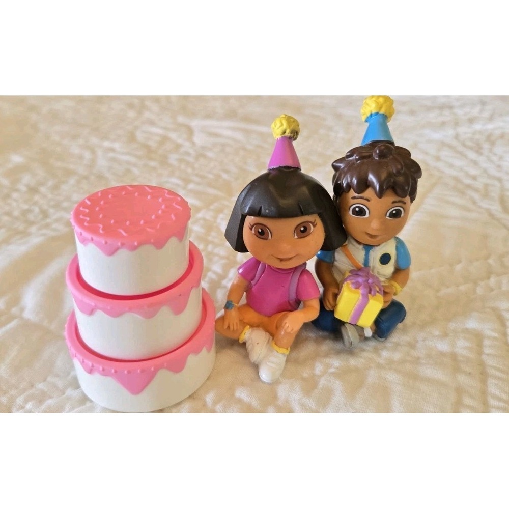 Dora the Explorer Birthday Cake Decoration Toy Diego 2011 Viacom - Picture 2 of 10